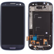 i9300 lcd with frame-blue