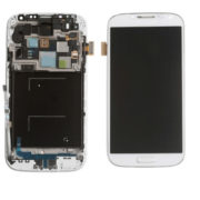 i9500 lcd with frame-white